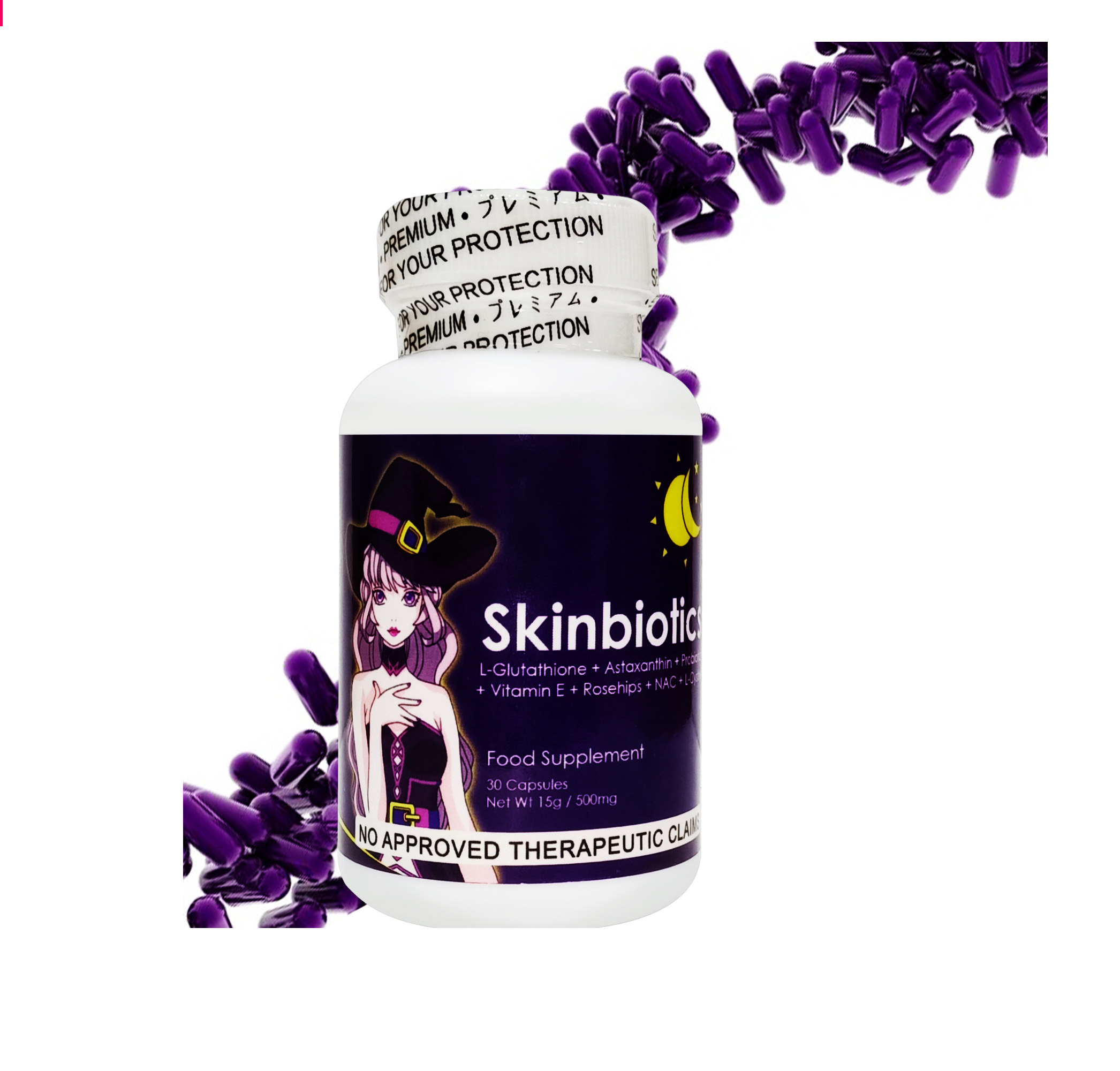 SKINBIOTICS Whitening + Probiotics 500mg 30 Capsules